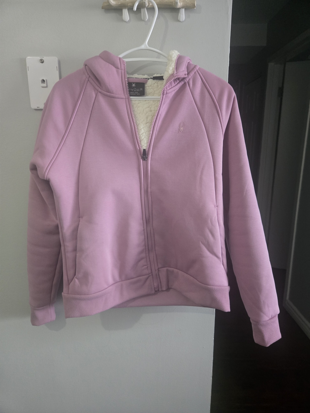 Spyder Hooded Fleece Jacket - Pink